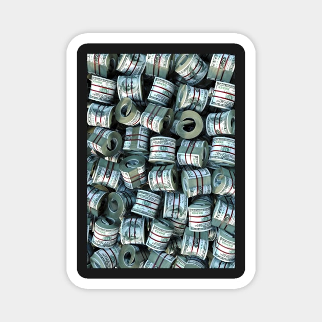 Show me the MONEY!!. OK, here it is. Money Print. $100 Magnet by rolphenstien