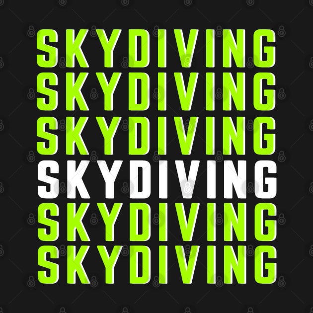 Skydive in Cool Retro Patterns by Prossori