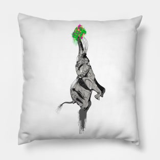 Elephant Drip Pillow