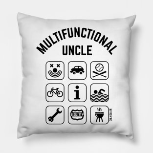 Multifunctional Uncle (9 Icons) Pillow