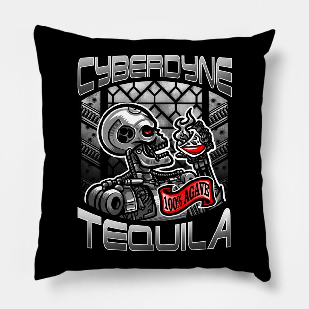 Cyberdyne Tequila Pillow by Punksthetic