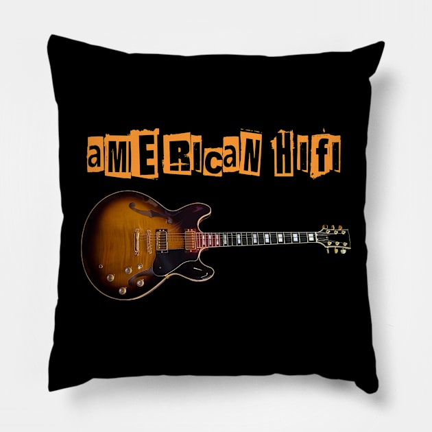 AMERICAN HIFI BAND Pillow by dannyook