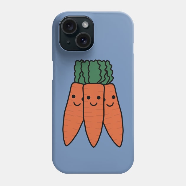 Cute Carrots - Kawaii Carrots Phone Case by KawaiiByDice