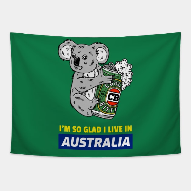 I'M SO GLAD I LIVE IN AUSTRALIA Tapestry by Stevie26