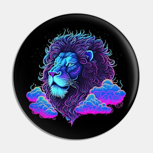 Clouded Lion Pin