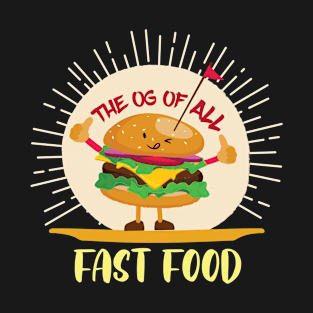 Hamburger is the Hero Design T-Shirt