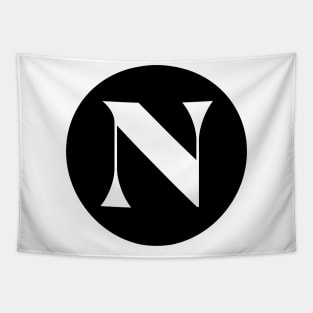 N (Letter Initial Monogram) Tapestry