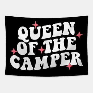 queen of the camper Tapestry