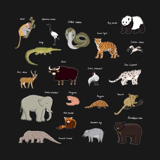 Funny Animal Names Of The World Meme Animals T-Shirt