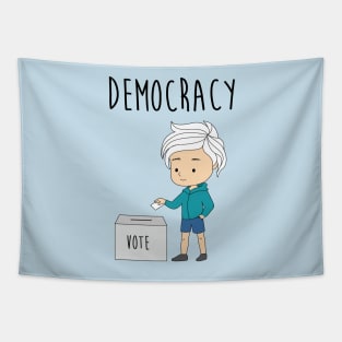 International Day of Democracy - celebrate the day for the human rights Tapestry