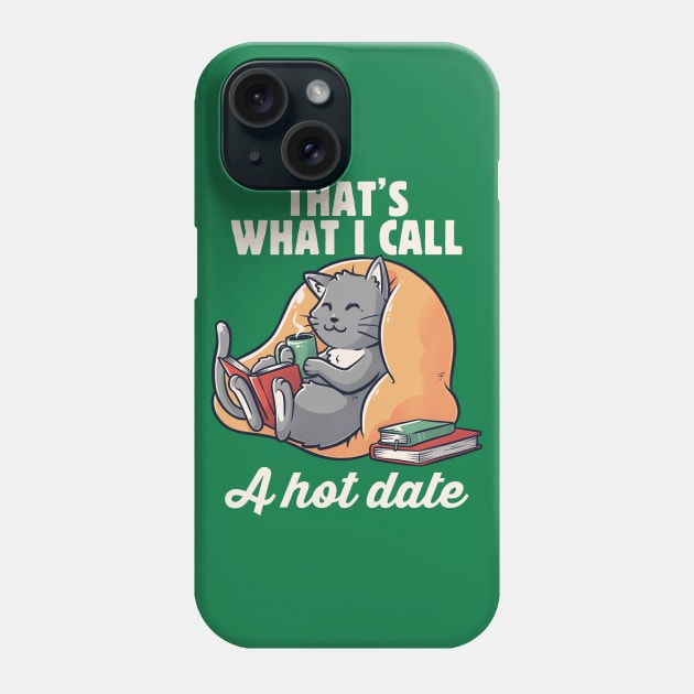 Hot Date Cute Funny Cat Gift Phone Case by eduely