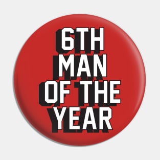 6th Man of the Year Pin