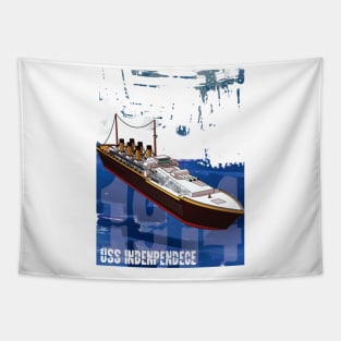 USS INDENPENDECE 1914 Tapestry