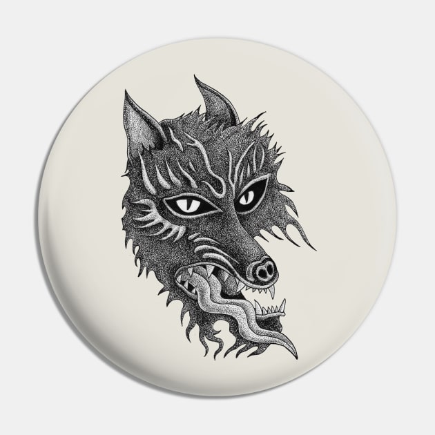 Wolf Pin by miskel