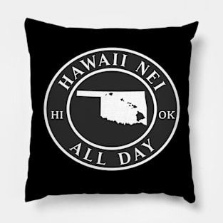 Roots Hawaii and Oklahoma by Hawaii Nei All Day Pillow