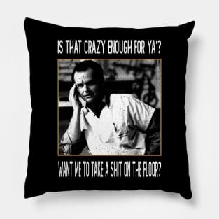 Nest Couture Revolt T-Shirts Cuckoo's Celebrating McMurphy's Defiant Spirit in Fashion Pillow