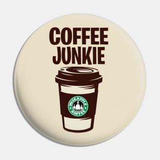 COFFEE JUNKIE Pin