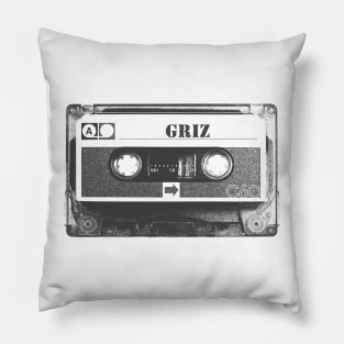 Griz / Old Cassette Pencil Style Pillow