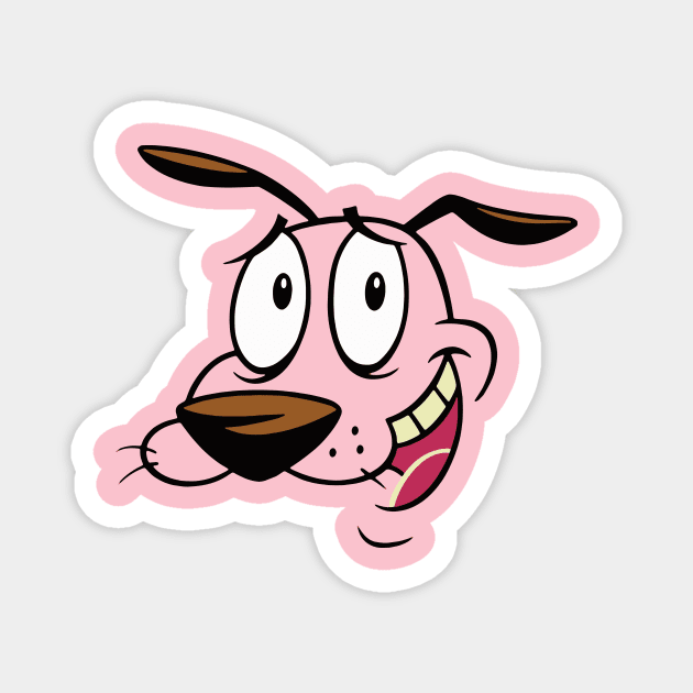 Courage dog Magnet by HeyListen