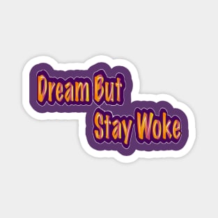 Dream But Stay Woke Magnet