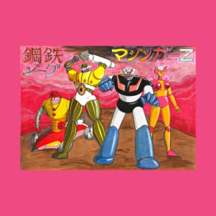 Mazinger_Z VS Jeeg T-Shirt