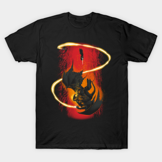 The Wizard vs The Demon - Gandalf - T-Shirt