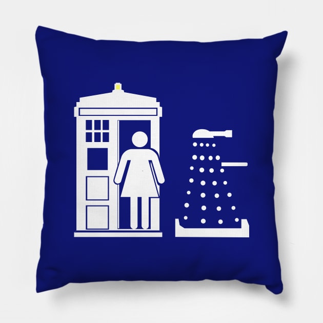 13th Doctor Pillow by scoffin