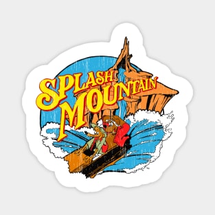 Splash Mountain // Vintage Style Design Magnet