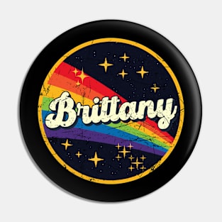 Brittany // Rainbow In Space Vintage Grunge-Style Pin