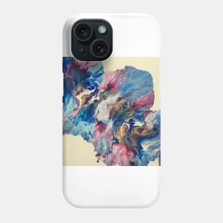 Blue Pink Gold Dutch Pour Phone Case