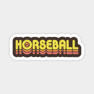 Retro Horseball Magnet