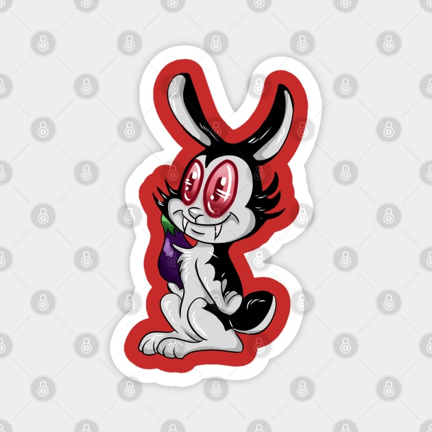 Bunnicula Magnet by OCDVampire