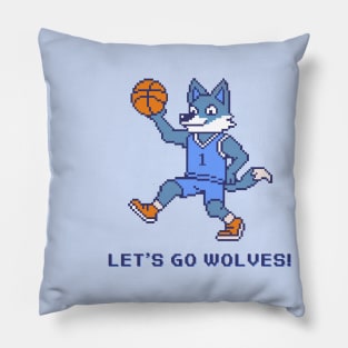 Let's Go Wolves Pillow