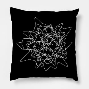 distorted lines design Pillow