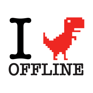 I LOVE OFFLINE T-Shirt