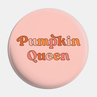 Pumpkin Queen pink Pin