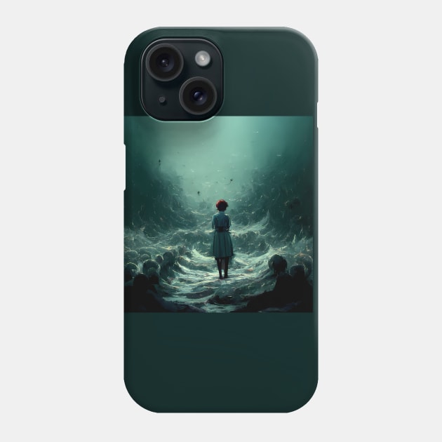 Into The Abyss Phone Case by Happy Woofmas