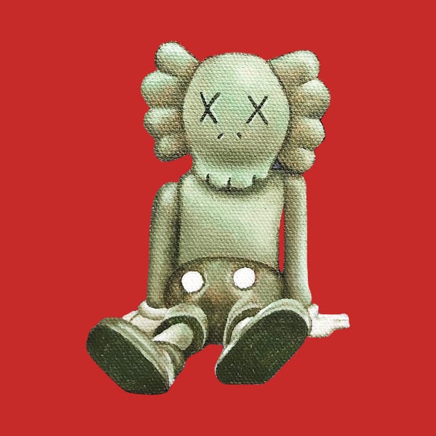 Kaws xx Kaws canvas by masihtitikterluka