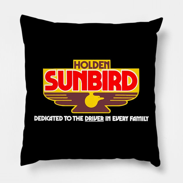 HOLDEN SUNBIRD - logo Pillow by Throwback Motors