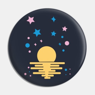 Stars and Sunset Pin