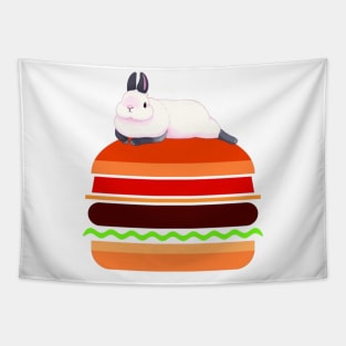 Bunny Burger - Bunny Cafe Tapestry