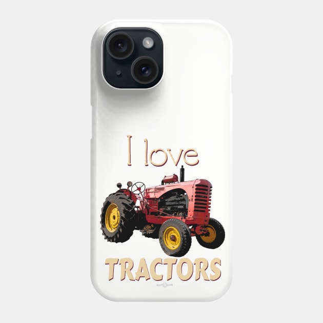 Massey Harris 744D graphic Phone Case by seadogprints