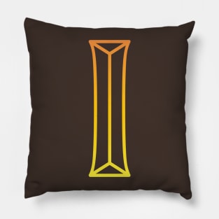 Letter I Letter Art Pillow