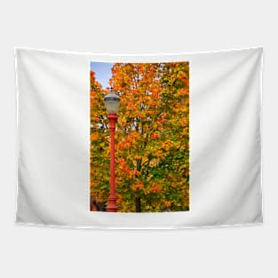 Fall Lamppost Tapestry