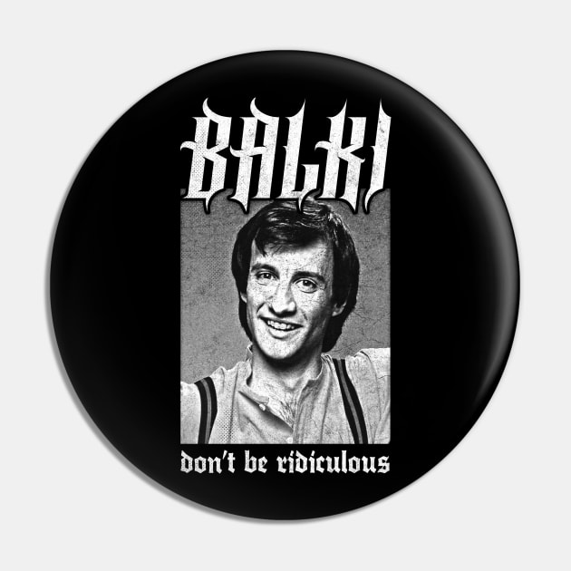 Balki †† Vintage Look Aesthetic Design Pin by unknown_pleasures