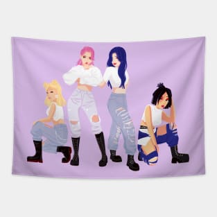 HIP Mamamoo Poses Tapestry