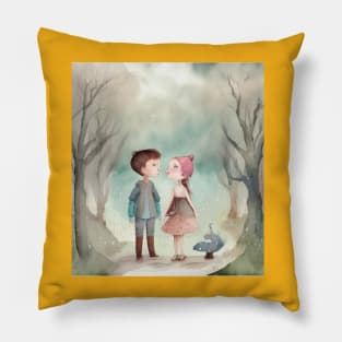 cute baby friend Pillow