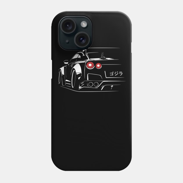 R35 GTR Skyline JDM Tuning Car Phone Case by Automotive Apparel & Accessoires