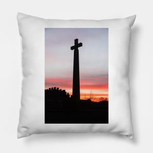 Stone Cross at Durham Cathedral Pillow
