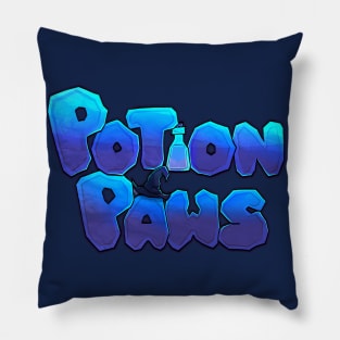 Potion Paws Logo Pillow